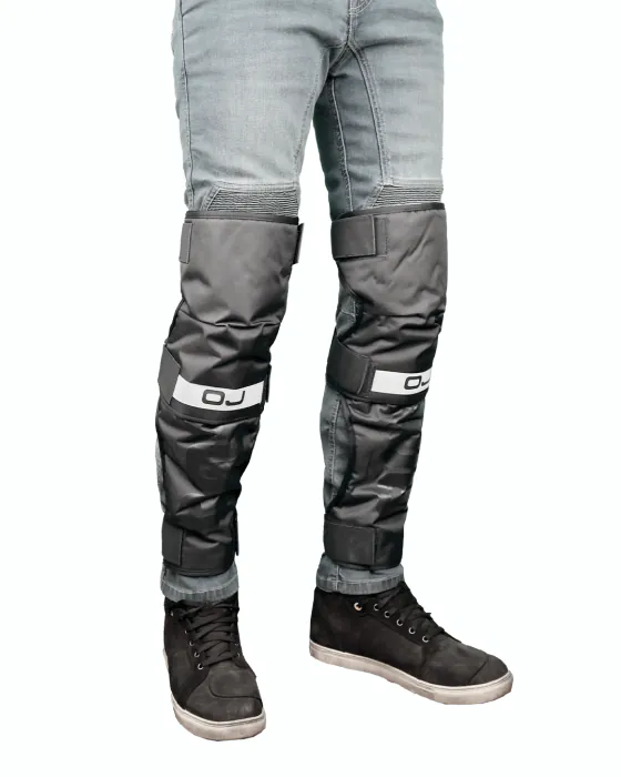 Ginocchiera Lunga Imbottita OJ Long Knees – Protezione Termica E Riflettente Per Moto