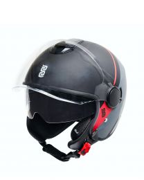 VIAGGIO GREY/RED STRIPE