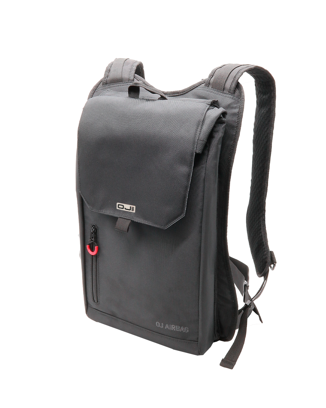 OJ Airbag Backpack nero, vista frontale