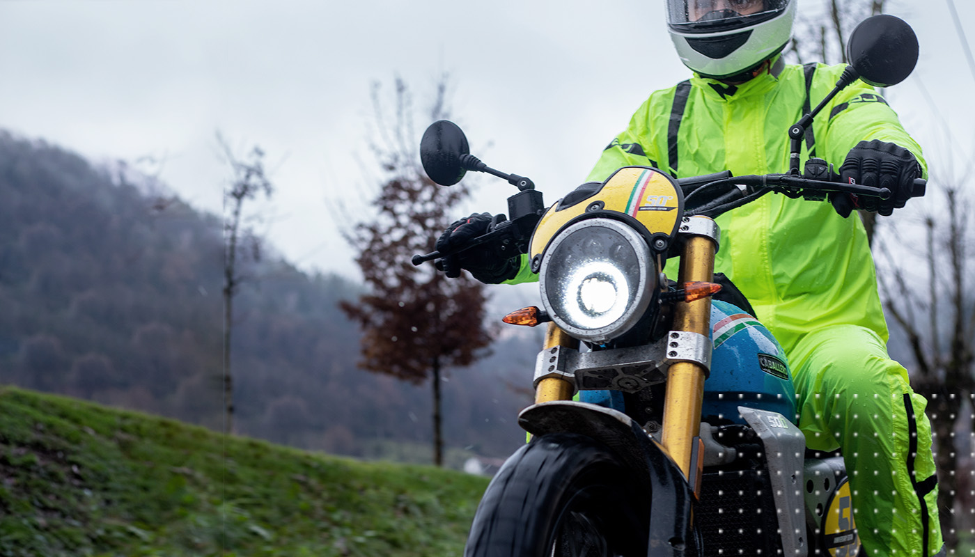 Oj Moto - Collezione di abbigliamento antipioggia