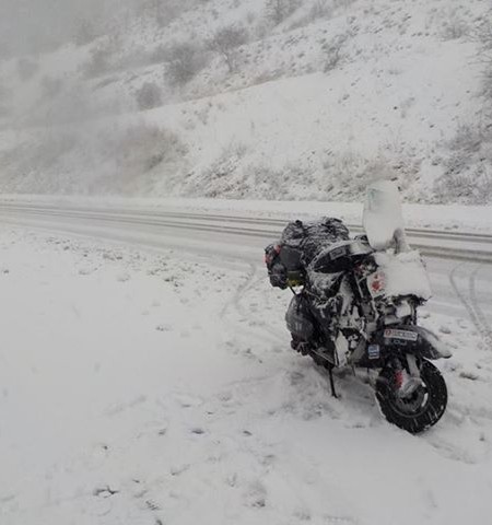 Marco De Musso: viaggare in Vespa si può (anche sotto la neve!)